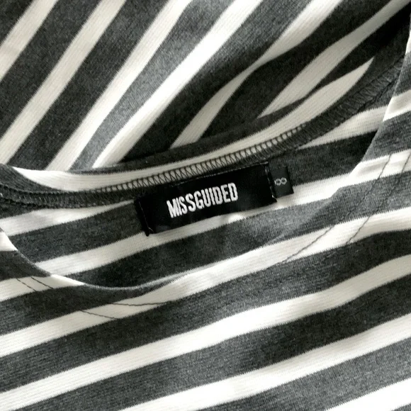 Missguided Striped Shift Dress - Picture 4 of 4